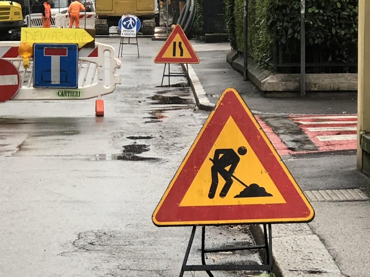 Lavori in città dal lunedì, modifiche alla sosta e circolazione.