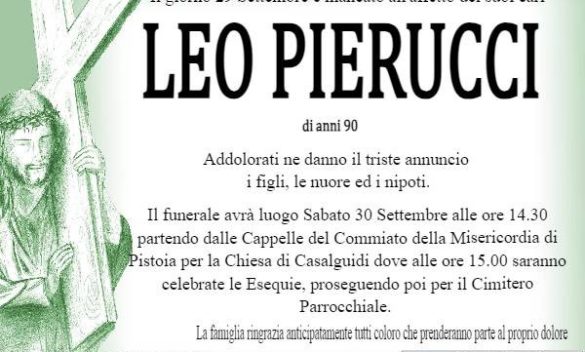 Leo Pierucci , Una raccolta di articoli che descrivono la situazione della città di Pistoia.