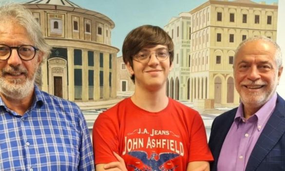 Matteo Manfredi giovane studente accettato alla Normale di Pisa