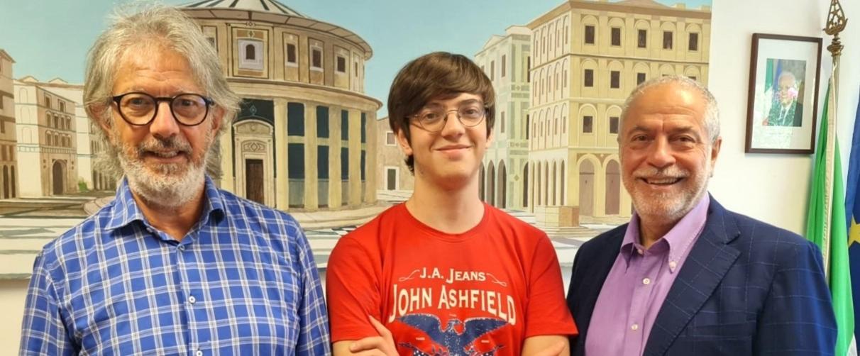 Matteo Manfredi, giovane studente, accettato alla Normale di Pisa.
