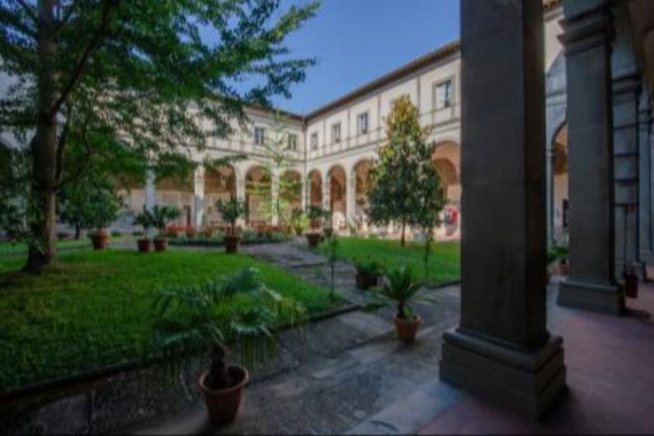 Il primo chiostro del convento di Santo Spirito a Firenze