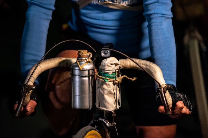 L'Eroica, bicicletta, ciclista, borracce