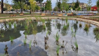 Montemurlo, parco di 24mila metri quadrati nel centro cittadino.