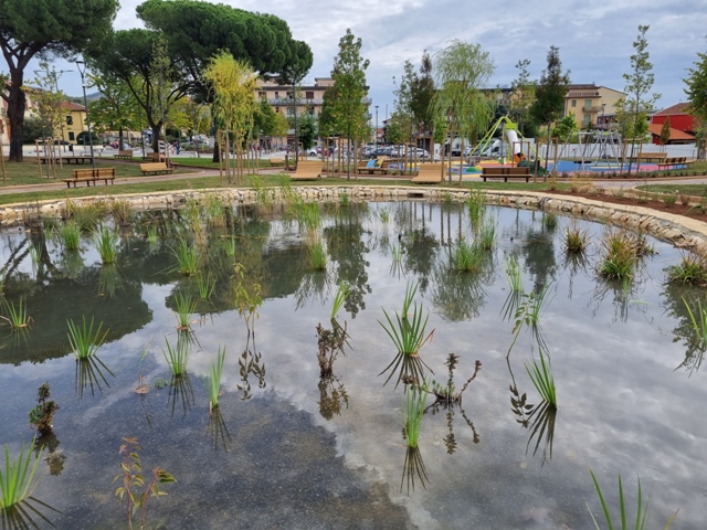 Montemurlo, parco di 24mila metri quadrati nel centro cittadino.