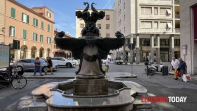 Mostri Marini fontane bloccate da inciviltà a Piazza Colonnella.