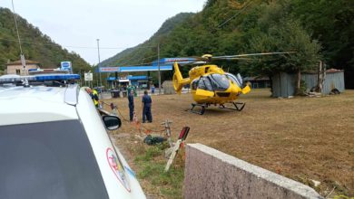 Motociclista di Sambuca cade e viene trasportato a Careggi.