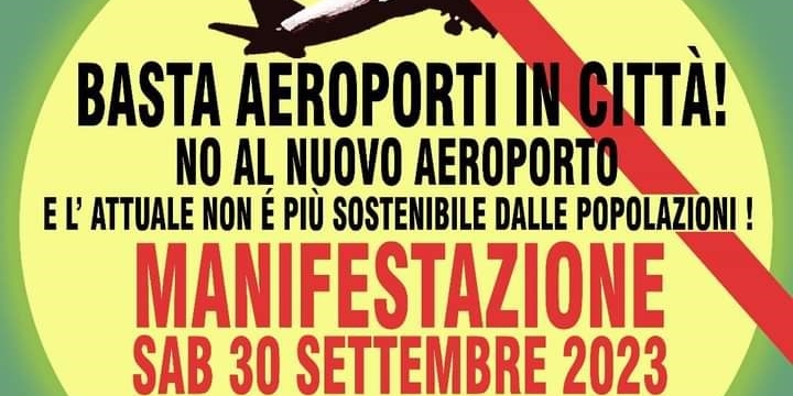 Movimento "Basta aeroporti in città" chiede il Parco della Piana