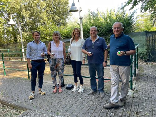 Nuovo campo di bocce inaugurato a Isola d’Arbia: Brontolo commenta il Palio di Siena e gli altri palii.