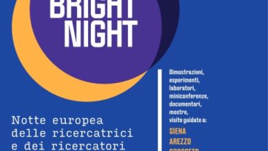 Programma dell'Università di Siena per Bright-Night 2023.