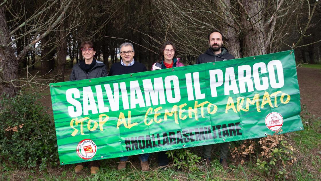 Proteste contro la base militare, mobilitazione a San Rossore per ostacolare il progetto.