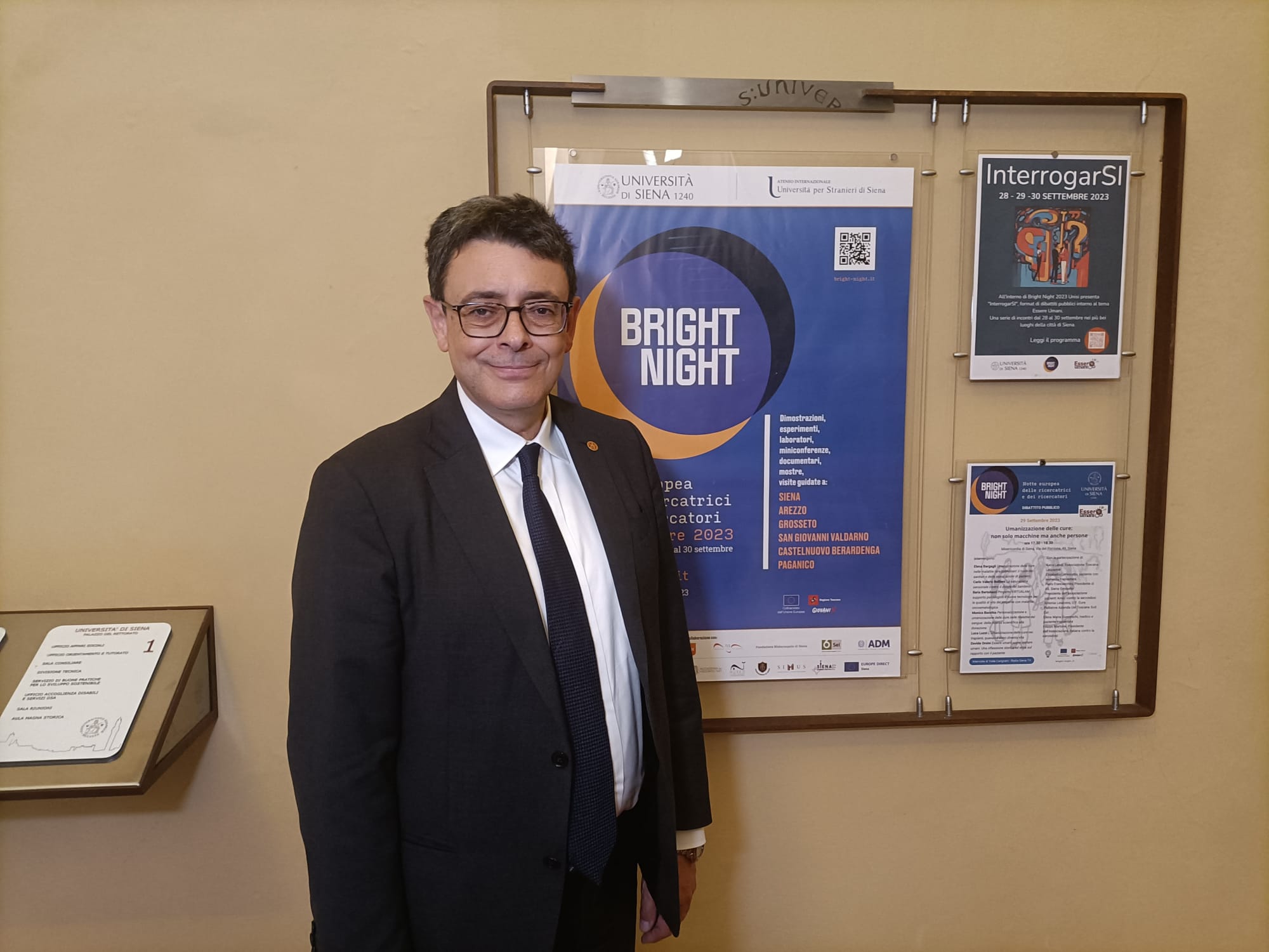 Rettore Di Pietra orgoglioso per la partecipazione a Bright Night a Siena | RadioSienaTv