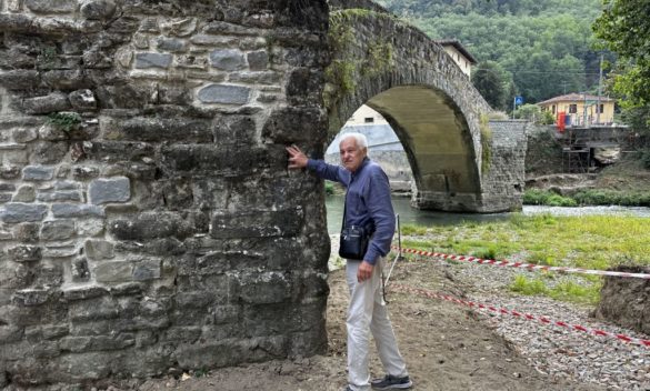 Riavvio del restauro del ponte sulla Sieve a Vicchio.