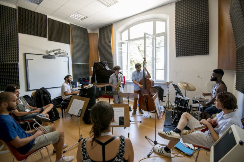 Siena Jazz, lezione in aula