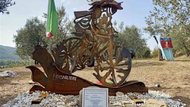 Ventisei nuove opere d'arte, tra cui la prestigiosa scultura "Il bersagliere in bicicletta" del maestro Alessandro Marrone, valorizzano il territorio di Marcena.