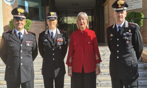 Il Prefetto di Siena Matilde Pirrera in visita al Comando Provinciale dei Carabinieri