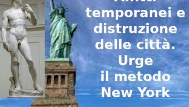 Affitti temporanei e rigenerazione urbana: la necessità di adottare il metodo New York, secondo l'Aduc