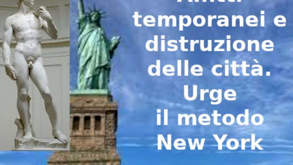 Affitti temporanei e rigenerazione urbana: la necessità di adottare il metodo New York, secondo l'Aduc