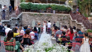 Dario Ballantini e Barbara Biscardi - Matrimonio nel borgo di Campiglia Marittima.