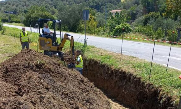 Interventi in corso per nuovi attraversamenti pedonali a Vecchiano per sicurezza stradale.