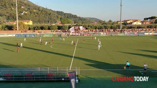 Coppa Italia serie D: Seravezza-Livorno 1-2, Cesarini e Biagini brilla