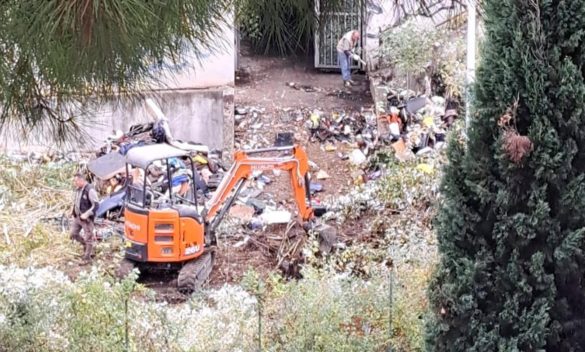 Accampamento nel sottopasso ferroviario sgomberato