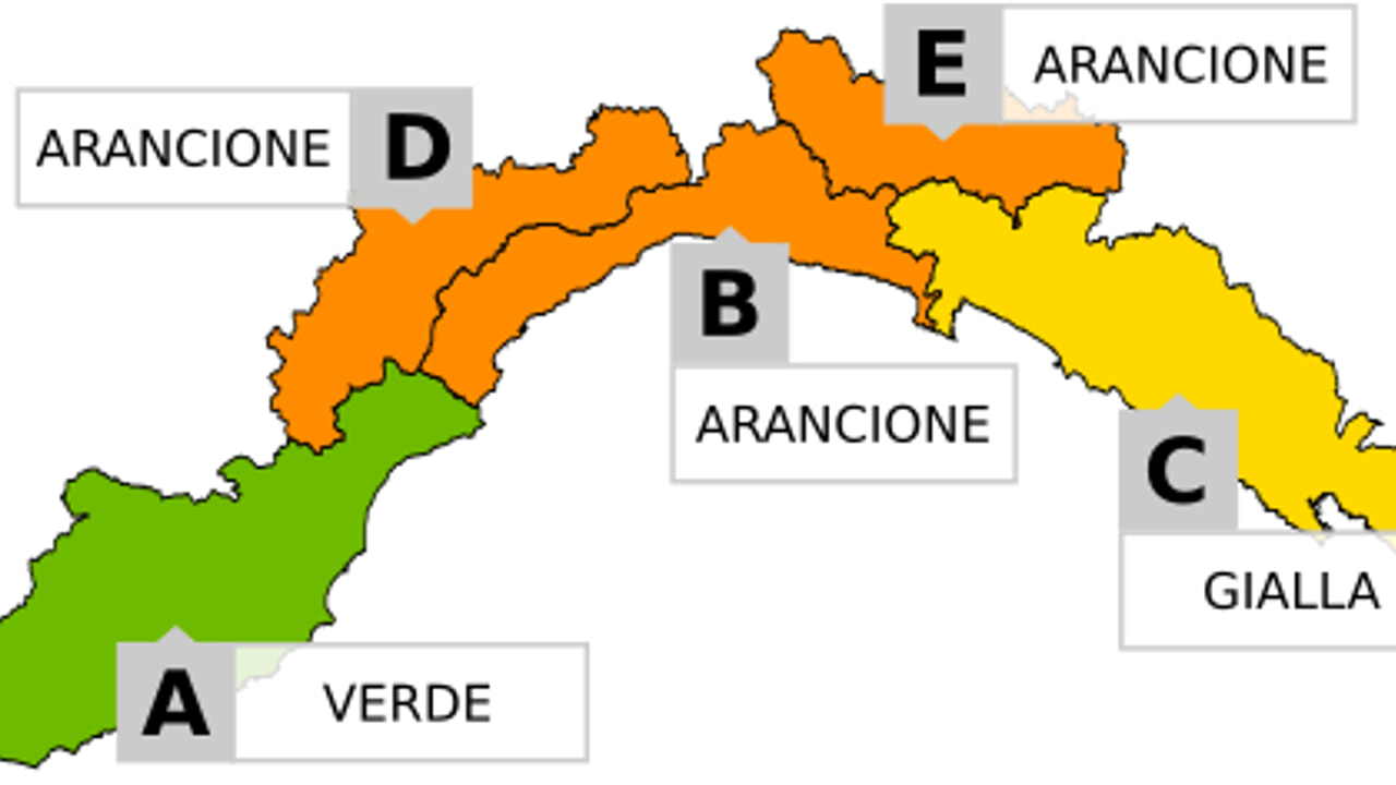 Allerta meteo a Genova e Liguria, dettagli, orari e previsioni