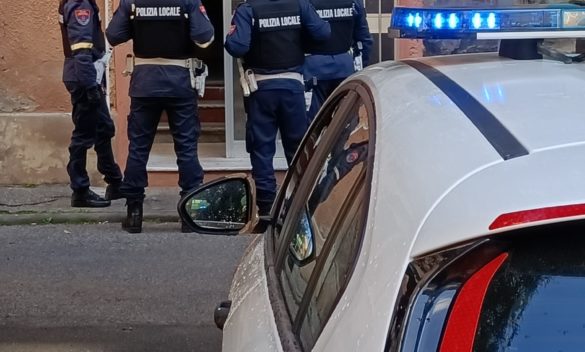 Alloggio di emergenza sgomberato in Via della Bassata.