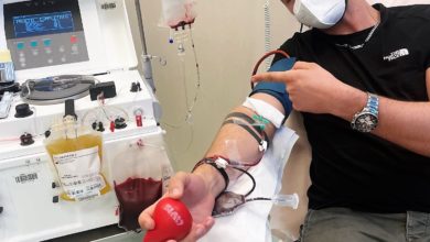 Avis Carrara presenta donazione di eritoplasmaferesi, sangue e plasma insieme.