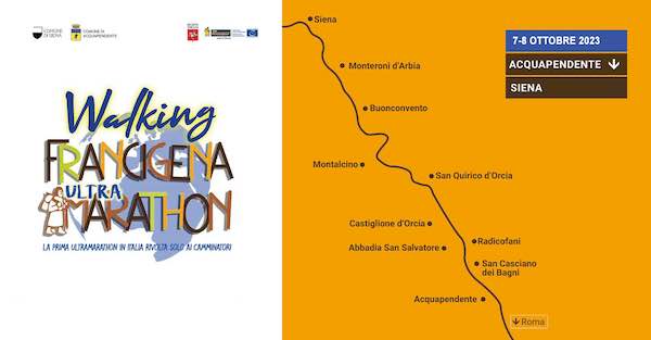 Camminata ultra maratona sulla Via Francigena da Acquapendente a Siena.