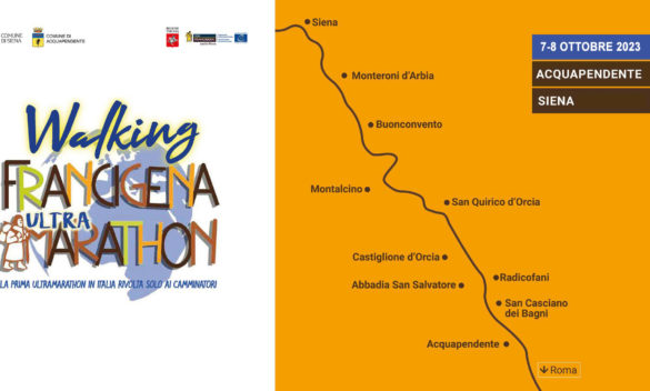 Camminata ultramaratona sulla Via Francigena da Acquapendente a Siena.