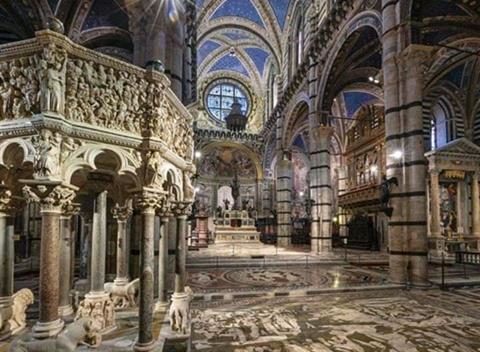 Ciclo incontri Associazione Archeosofica, mistero e imponenza del pavimento alchemico del Duomo di Siena.