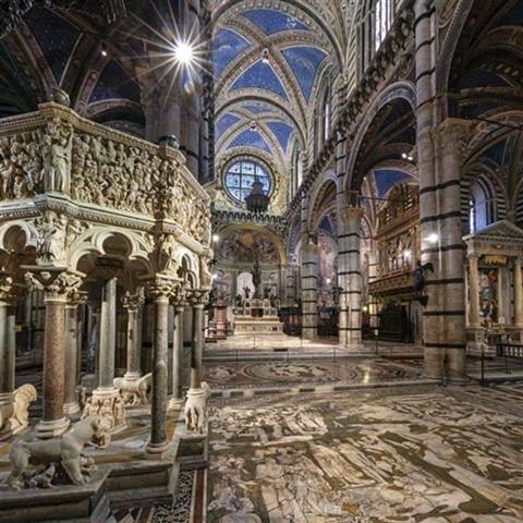 Ciclo incontri Associazione Archeosofica, mistero e imponenza del pavimento alchemico del Duomo di Siena.