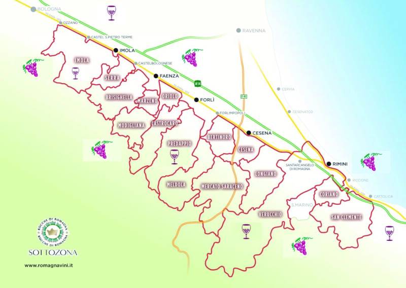 Cinque Sangiovese e due Albana premiati con Tre Bicchieri dalla guida del Gambero Rosso in Romagna