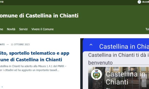Comune di Castellina in Chianti avvicina i cittadini con nuovi strumenti.