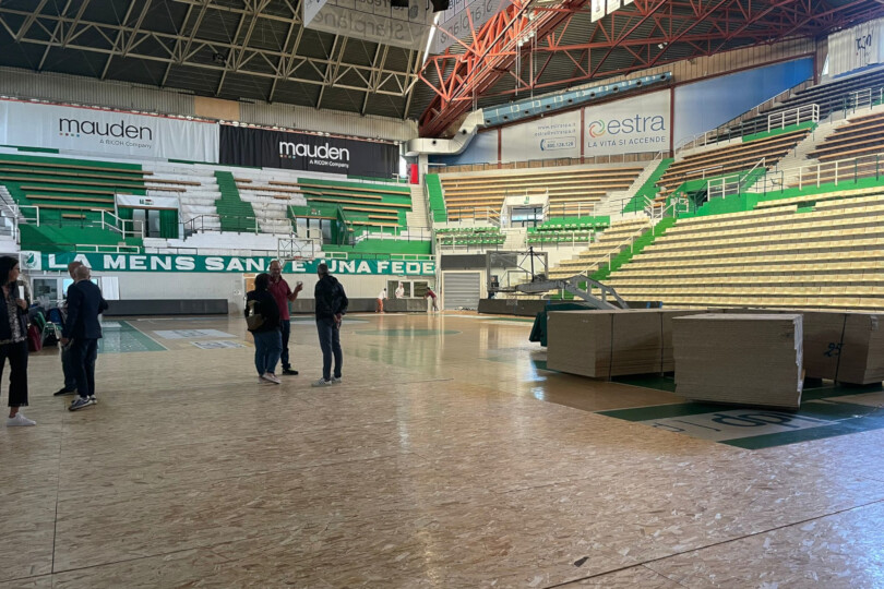 Lavori palasport di Siena