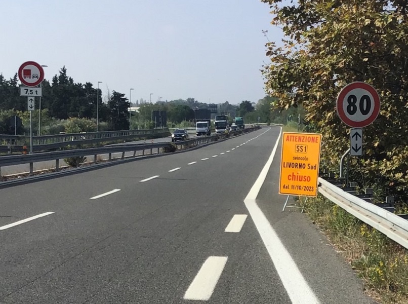 Corsia sud Variante, Anas interviene, traffico deviato e svincolo chiuso fino 20 ottobre.