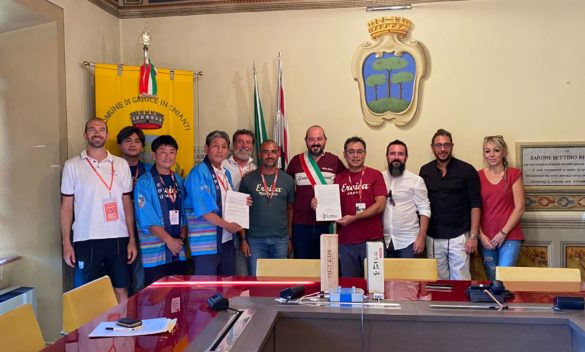 Delegazione giapponese di Eroica Japan a Gaiole in Chianti - Siena News