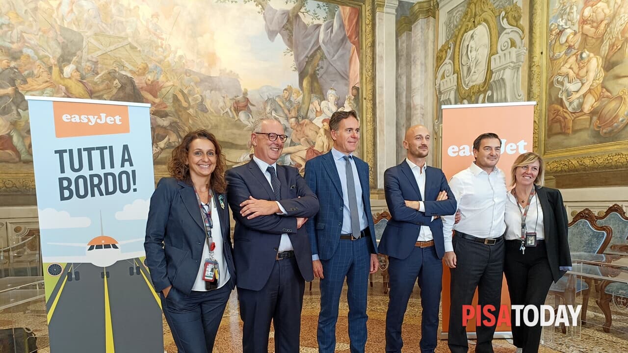 EasyJet amplia la sua offerta da Pisa, quattro nuove rotte per l'Europa.