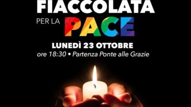 Fiaccolata per la pace a Firenze, il 23 ottobre evento imperdibile.