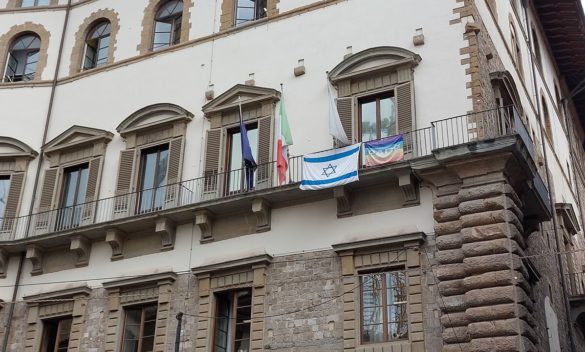 Doppia manifestazione a Firenze, solidarietà per Israele e Palestina.