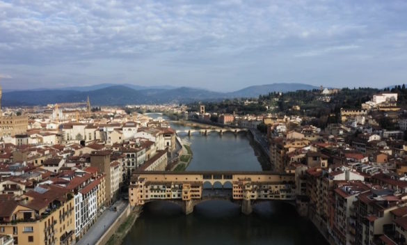 Firenze, illuminata di verde per la Salute Mentale.