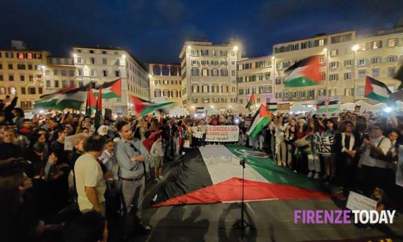 Firenze sostiene la Palestina, protesta contro la violenza a Gaza - VIDEO e FOTO