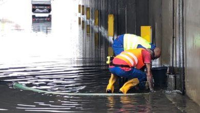 Giornata di disagi a causa del maltempo, sottopassi chiusi e strade allagate