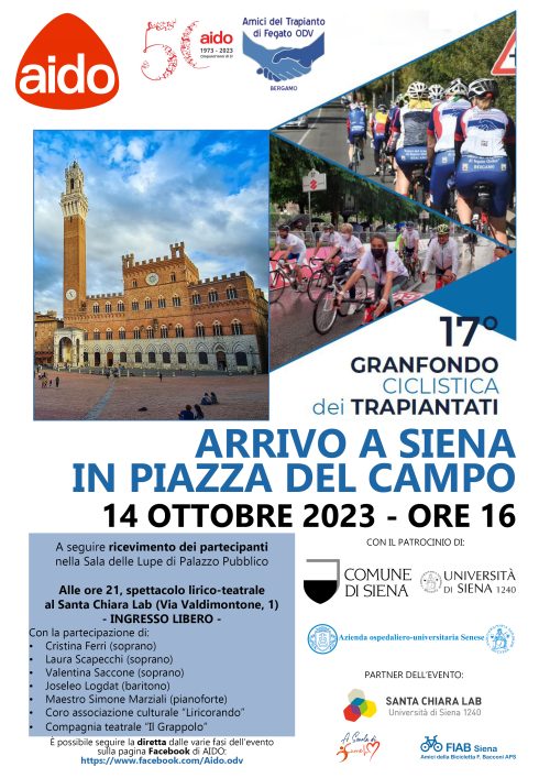 Granfondo ciclistica dei trapiantati conclude a Siena, Piazza del Campo celebra gli atleti | Notizie Palio e altri palii d'Italia