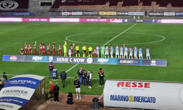 Gucci trascina Arezzo, doppietta del centravanti, vittoria 3-1 contro Spal.