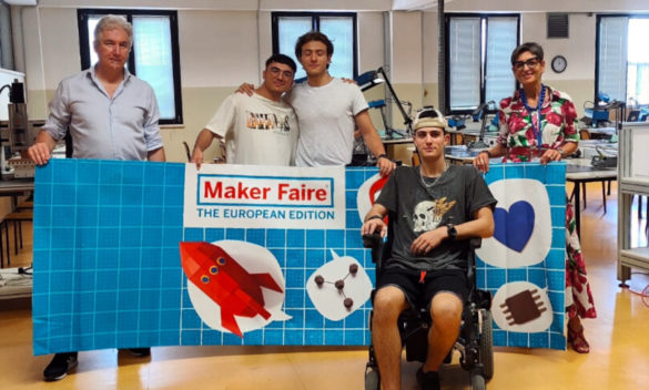 Istituto Sarrocchi di Siena, sedia rotelle robotica a Maker Faire