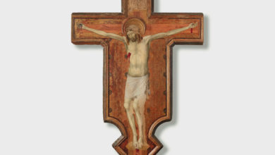 Croce Ambrogio Lorenzetti alla Pinacoteca di Siena