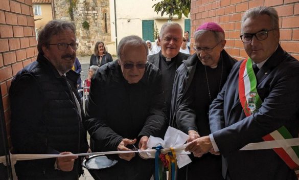 Inaugurazione e festa a Mezzana per la Fondazione Casa Cardinale Maffi, residenza per sacerdoti anziani.