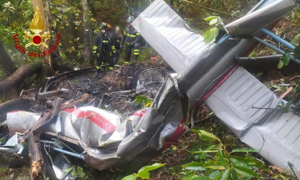 Incidente aereo a Carrara, elicottero cade in modo imprevisto