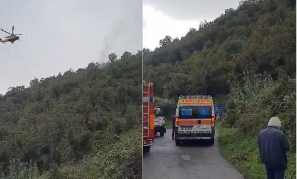 Incidente elicottero al confine Liguria-Toscana, iniziate operazioni soccorso.